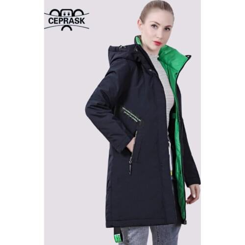 Женские куртки оверсайз CEPRASK China At AliExpress