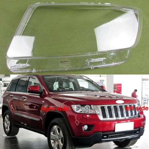For Jeep Grand Cherokee 2011 2012 2013 Lampshade Headlamp Cover Glass Lamp Shell Mask Headlight Shell