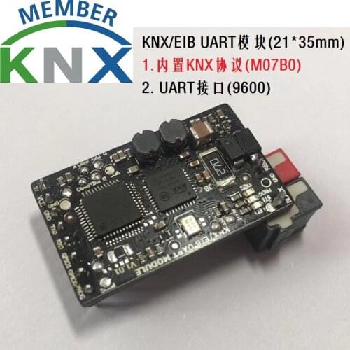 For KNX module (built-in KNX/EIB protocol) NCN5120/5130 can be developed products and certification