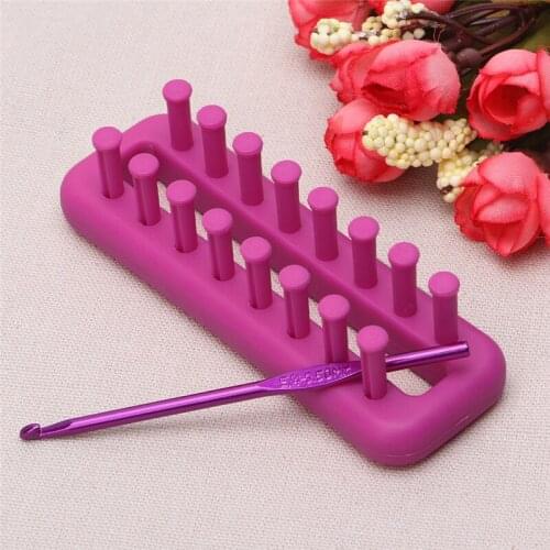 Home Sewing Tools Accessory Rectangle Scarf Knitting Loom Kit Set Sewing Needle Scarves DIY Craft Tool Knitter Knitting-W110