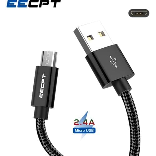 EECPT Micro USB Cable Fast Charging Wire Data Phone Charger Cable for Samsung S7 S6 Xiaomi Redmi 4 Note 5 Android Microusb Cord