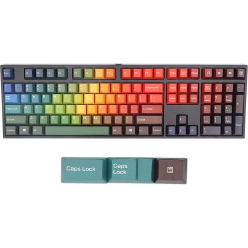 Keypro Paranoia laser engraving Immersion Gradients PBT customized mechanical keyboard 61 / 87 / 104 keycap