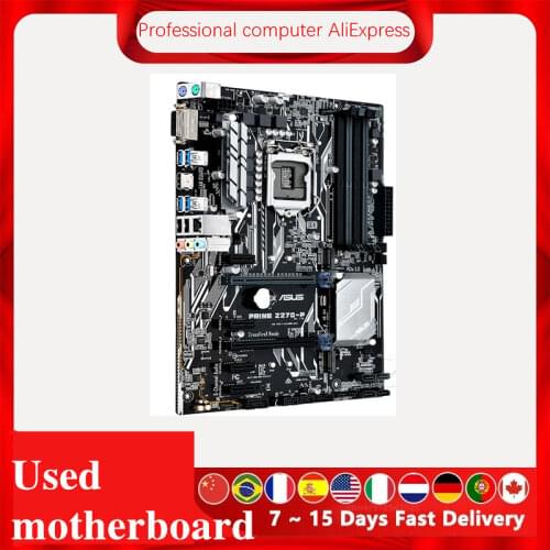 For Asus PRIME Z270-P Original Used Desktop Intel Z270 Z270M DDR4 Motherboard LGA 1151 i7/i5/i3 USB3.0 SATA3