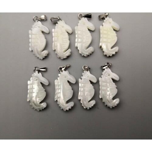 Fashion 24pcs natural stone shell charms cross animal pendant for Jewelry making Necklace Accessories Free shipping Wholesale