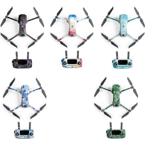 5 Colors PGYTECH DJI Mavic 2 Shark Sticker Drone Body Sticker Aircraft Adhesive Skin for Mavic 2 Pro Zoom Remote Control Decals