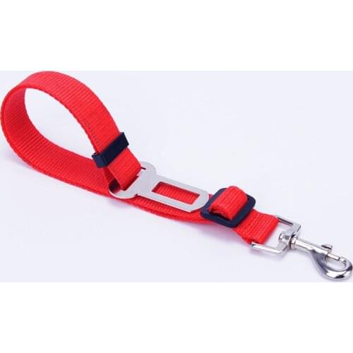 New Car Pet Dog Seat Belt Puppy Car Seatbelt Harness Lead Clip Pet Dog Supplies Safety Lever Auto Traction Products 3S1