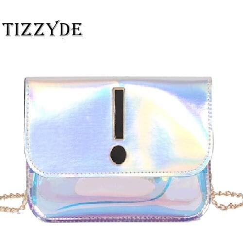 2019 New Transparent Jelly Bag Shoulder Messenger Bag Super Fire Laser and Wild Chain Crossbody Bags for Women ZY0176