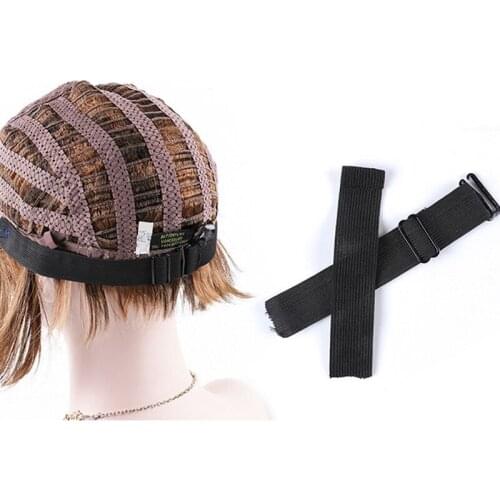 Adjustable Black Nylon Highest Elastic Bands For Wigs Making Wig Caps Hair Net Lace Net Sewing Rubber Wig Making Tools