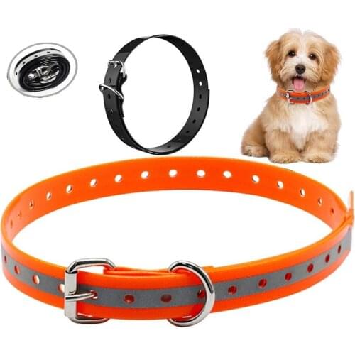 Dog Collar Belt for dog Electronic Training Shock Collar Receivers Replacement for Barking Collar Fence-Pet TPU Collar Strap