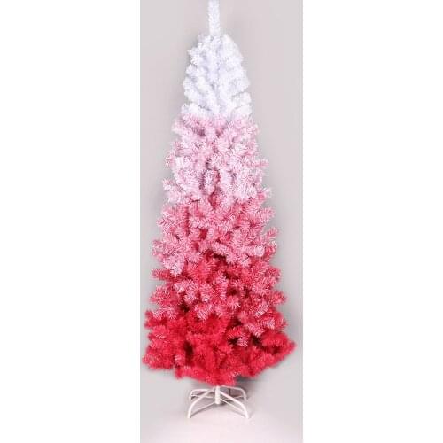 Christmas Decorations Simulation 1.2-2.4m powder pvc Christmas tree Mall hotel ornament tree christmas
