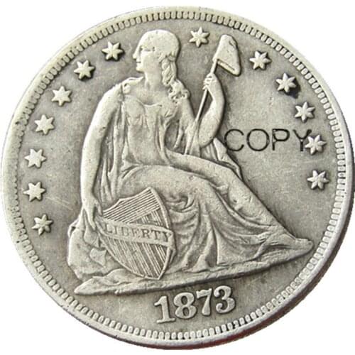 1873CC Seated Liberty Dollar Silver Plated Copy Coins