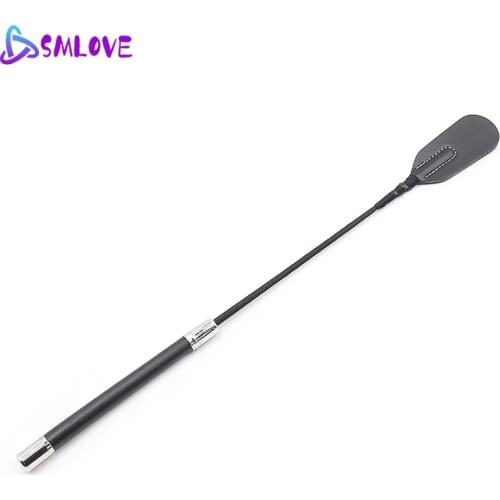 SMLOVE Fetish Flogger Black Leather Whip Sex Accessories Sex Toy for Adult Femdom Game Flirting Sex Product For Couples Women