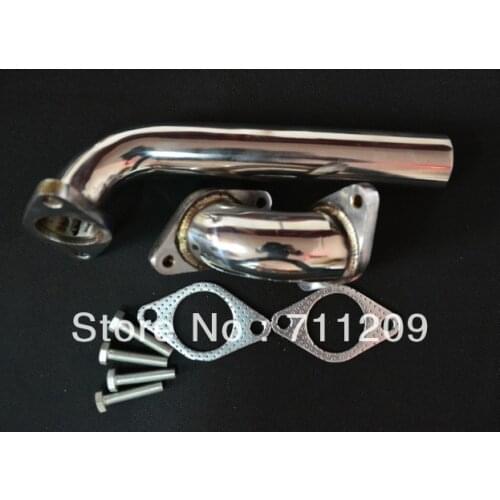 Universal 35MM 38MM Turbo Wastegate Exhaust Dump Tube Pipe + Elbow Pipe Kit WG