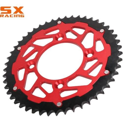 Motorcycle Rear Chain Sprocket 49T For HONDA CRF125F CRF 125F FB 2014-2021 CRF100F CRF 100F 2004-2013 XR100R XR 100R 1985-2003