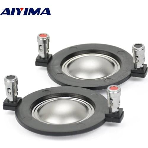 AIYIMA 2Pcs 34.4MM Treble Voice Coil Titanium Film Tweeter Voice Coil Audio Speaker Accessories DIY