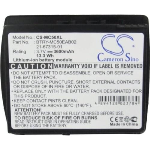 Cameron Sino 3600mAh battery for SYMBOL MC50 MC5040 21-67315-01 BTRY-MC50EAB02 BarCode, Scanner Battery