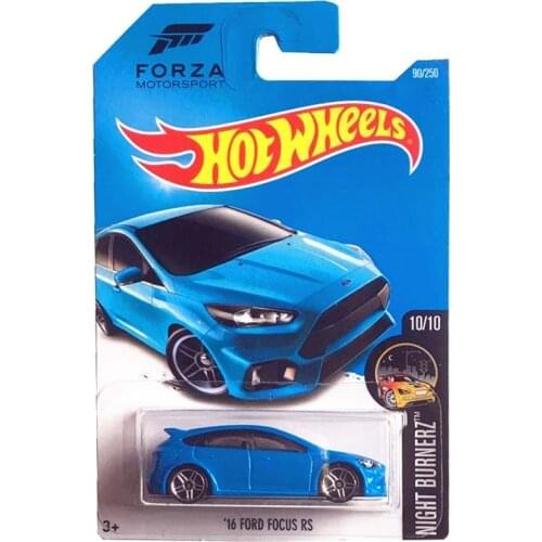 Hot Wheels 1/64 Car 16 FORD FOCUS RS Metal Diecast Cars Collection Kids Toys Vehicle For Gift