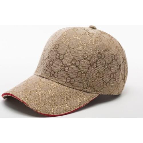 New mens peaked cap mens womens famous brand baseball cap unisex sports cap outdoor cap mens golden adjustable casual cap