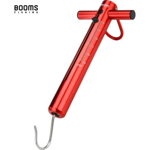 Booms Fishing TS1 Fish Scale Spring Fish Weight 11-26 KG Red