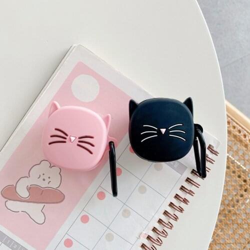 Cute Cat Cartoon Case for Baseus Encok WM01 Mini Case Anti-slip Earphone Cover for Baseus WM01 Case Funny Bear Case