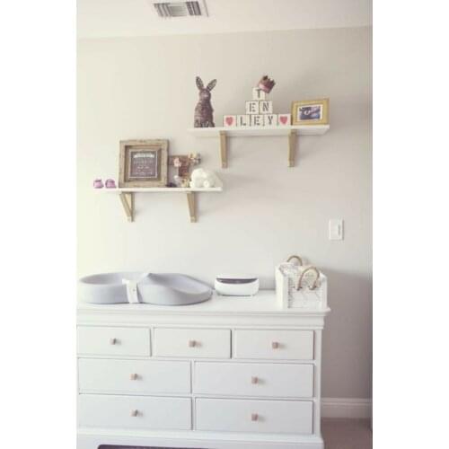 Wooden Leg Baby Kids Room Bathroom Kitchen Wall Shelf Bookshelf Educational Montessori 2 Shelf