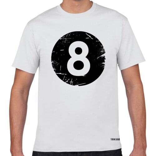TARCHIA 2021 billiards 8 New Oversized Black T Shirt Cotton Top Tee Men Short Sleeve Boy Casual Homme t-shirt Plus Fashion Cool