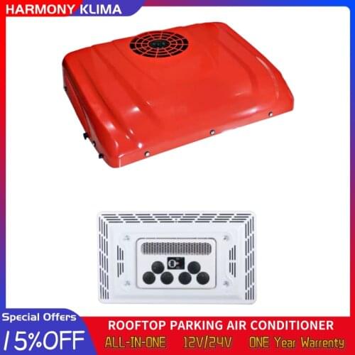 HK-3000 Universal Rooftop Overhead All-In-One Intergrated Battery/DC Powered Parking Air Conditioner For Truck/RV/Van/Sailboat