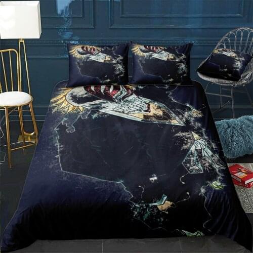 Ichigo Shikai 1 Duvet Cover Comfortable Quilt Home Decora Design Universal Bedding Set Bedclothes+Pillowcase 3pcs