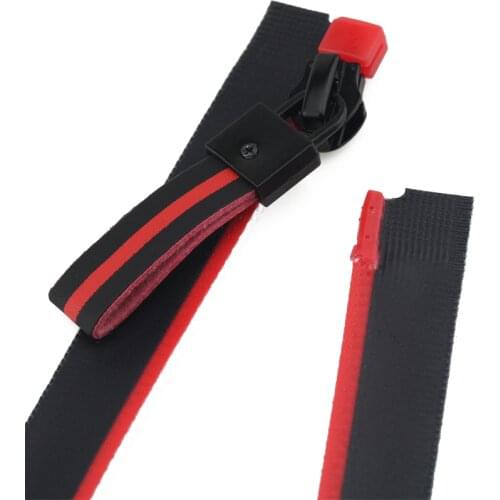 60 70-100cm Black Red Waterproof Nylon Coil Zipper Single Open Close End Down Jacket Ski Pocket Outdoor Clothing Accessories