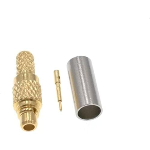 MMCX Male Straight RF Connector For RG316 RG174 Cable