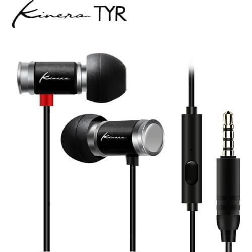 KINERA TYR Dynamic Driver In Ear Earphones Earbud HIFI DJ Monitor Earphone With Mic