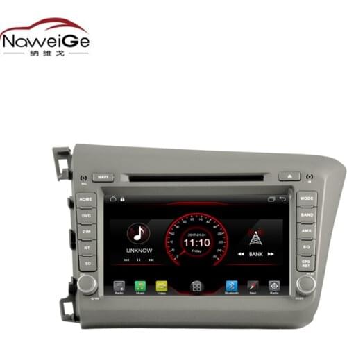 NaweiGe 7Inch Android quad core MTK 9.1 2+16GB Car dvd for HONDA CIVIC 120 LHD Autoradio GPS Navigation Car Multimedia players