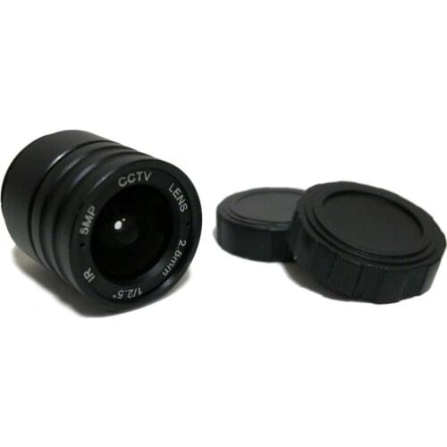 HD 1/2.5" 5MP 2.8mm CCTV Lens Fixed Iris IR Infrared CS Mount Lense For CCD Camera