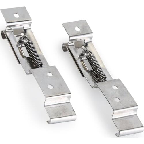 Trailer Number Plate Clips Holder Spring Loaded Stainless Steel Trailer Number Plates Rectangular Number Plate Holders Clamps