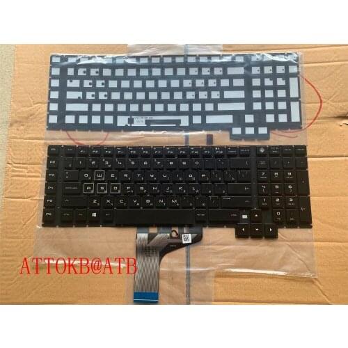 RU Keyboard for laptop For HP Omen 17-an 17-an00 17-an013tx 17-an014tx 17 OmenX 17-AN Backlit KEYBOARD