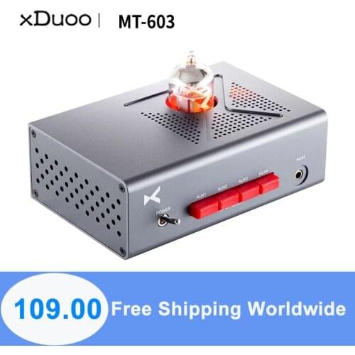 XDUOO MT-603 Multiple Pre-Amp 4 Audio Input, One Audio Output 12AU7 Tube Amplifier