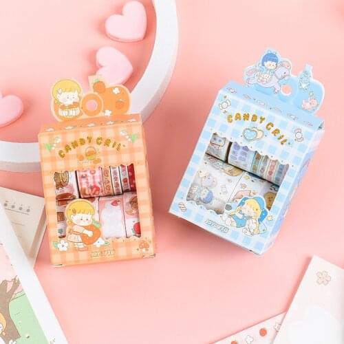 1pc Washi Tape Set Japanese Paper Planner Masking Tape Stickers Adhesive Tapes Stickers Decorative Stationery Designer Tape