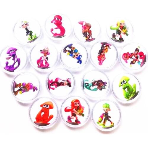 16Pcs Splatoons--2 Data Collection Ntag215 Tags NFC Standard/coin Game Card For NS Switch Wii U 3DS Free Shipping