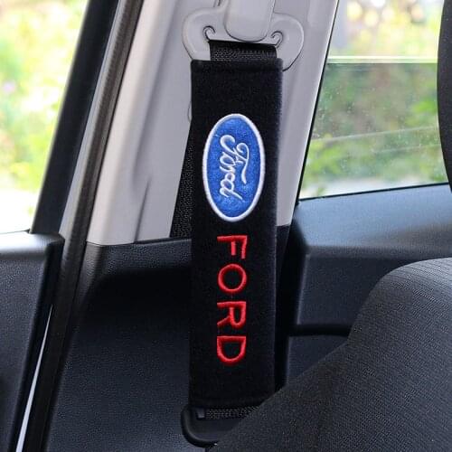 2pcs Cotton flannel carbon fiber protection Cover case for Ford Fiesta EcoSport ESCORT focus 1 focus 3 focus 2 Accessories