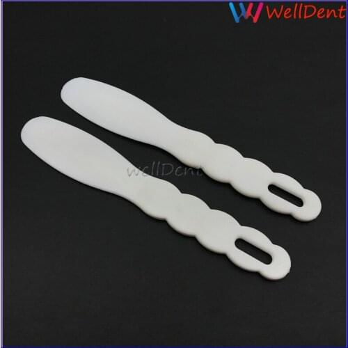 2pcs Dental Lab Plastic Mixing Spatula Impression Material Alginate Assorted Dental Lab Plastic Mixing Spatula for Impression
