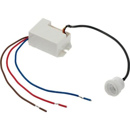 220-240V PIR Sensor Switch IR Infrared Intelligent Lamp Motion Sensing Switch Sensor Light Control Portable Lighting Accessories