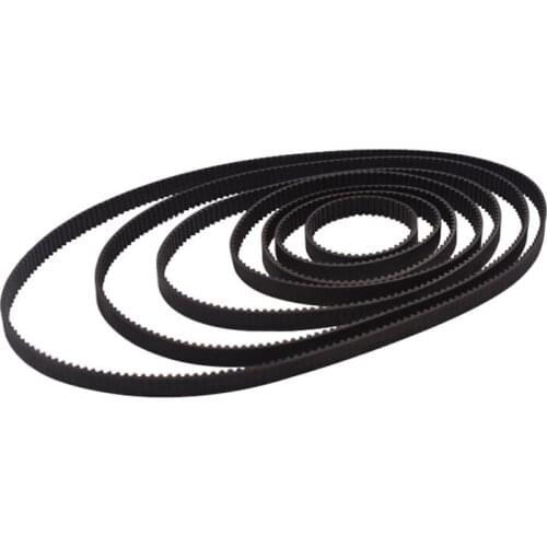 3D printer accessories 2GT rubber timing belt, width 6mm, circumference 722--768mm
