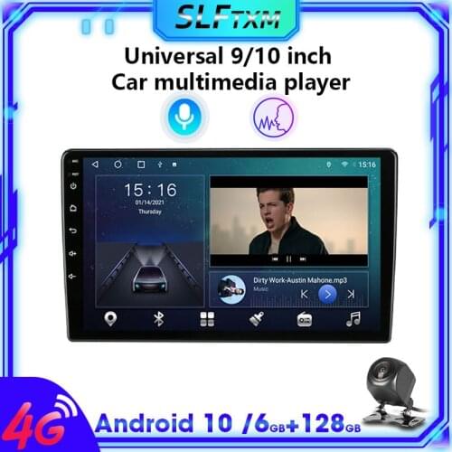 9/10 Inch 2 Din Android 10.0 Car Radio Multimedia Video Player 4G+64G AM GPS Navigation For Volkswagen Nissan Hyundai Kia Toyota