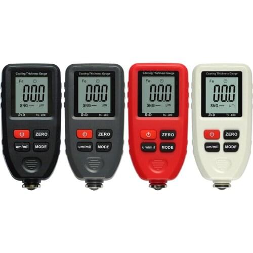 TC100 Automobile Thickness Gauge Car Paint Tester Thickness Coating Meter Manual Ultra-precise 0.1micron/0-1300