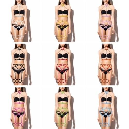 Bdsm Rave Wear Body Straps Stylish Accessories Chest Harness Fashion Gothic Punk Bondage BDSM Handmade PU Leather Harness Belts