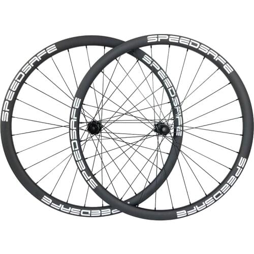 29er 30mm MTB XC BOOST carbon tubeless wheels straight pull wheelset 15X110 12X148 30mm deep UD 3K 6K 12K matte glossy 11s 12s