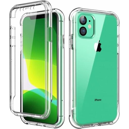 For iPhone 11 PRO Max Back Case Cover Shockproof Cases Clear Soft TPU Transparent iPhone Case for iPhone XS MAX