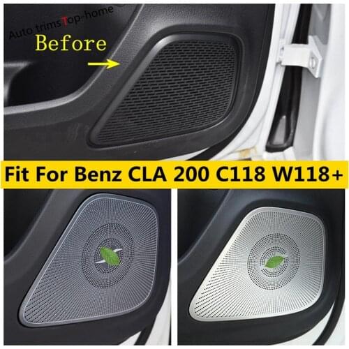 Side Door / Front Triangle Pillar A Stereo Speaker Audio Loudspeaker Cover Trim For Mercedes-Benz CLA 200 C118 W118 2020 2021