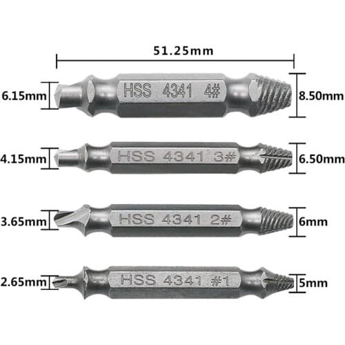 Broken Screw Extractor Sliding Tooth Breaker Screw Removal Remover Screwdriver Double Head Extractor