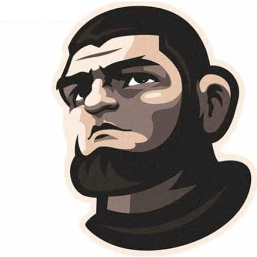 Interesting Khabib DIY Car Sticker Accessory Car Styling Decal Vinyl Car Window Cover Scratches Waterproof Apply To Car Window